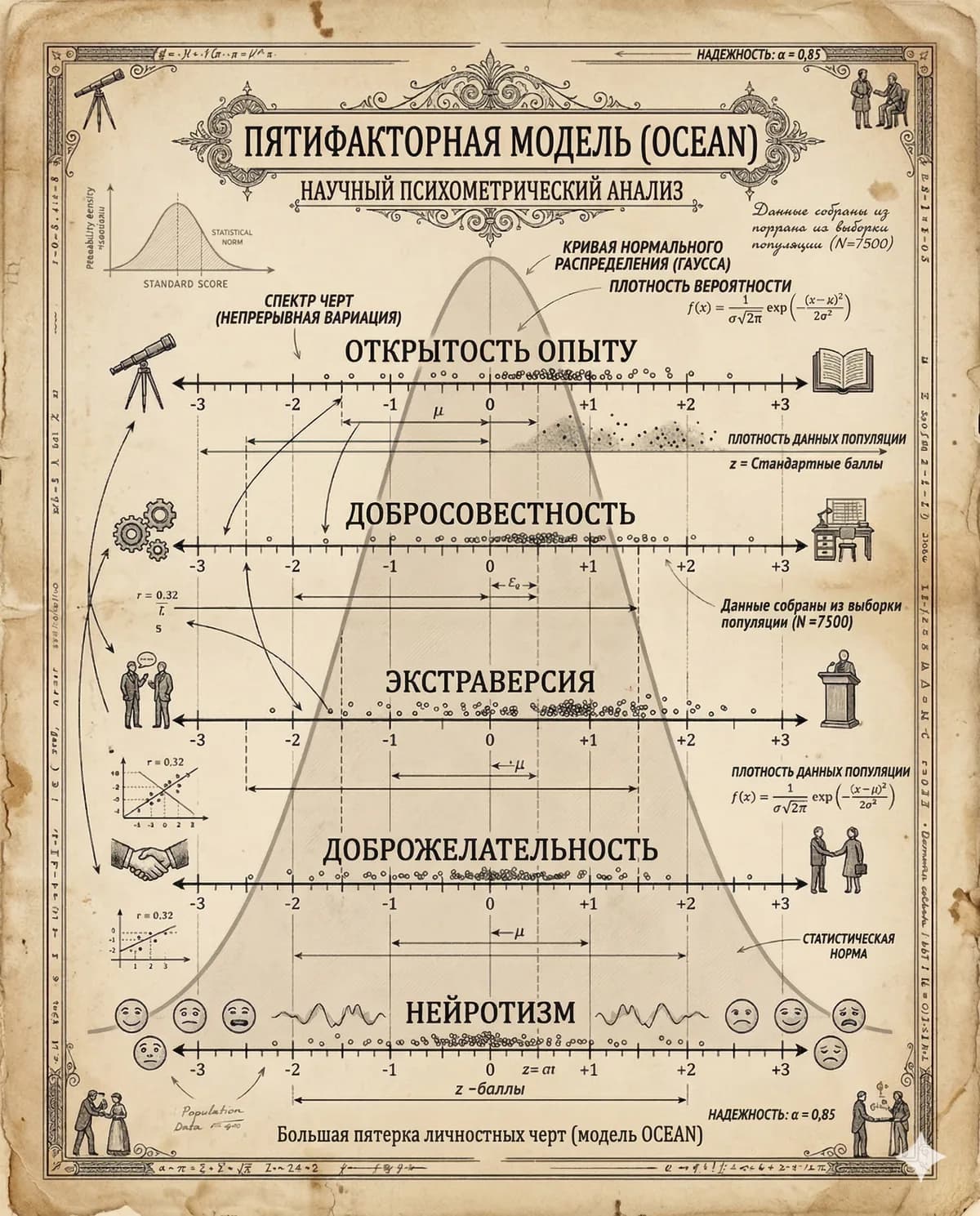 Big Five (Пятифакторная модель)